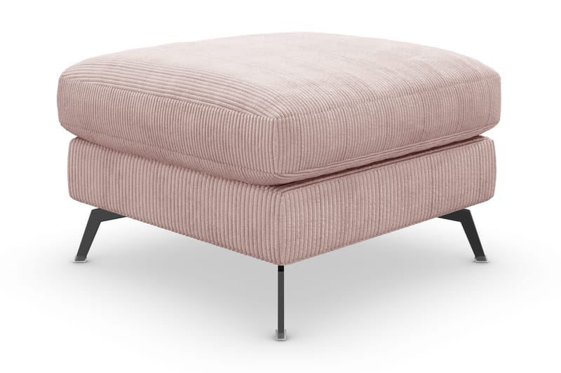 Ocean Lyx Fotpall - Rosa/Svart - Möbler - Stolar & fåtöljer - Pall & puff - Fotpall