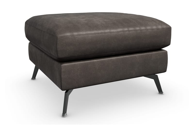 Ocean Lyx Fotpall - Svart/Läder - Möbler - Stolar & fåtöljer - Pall & puff - Fotpall