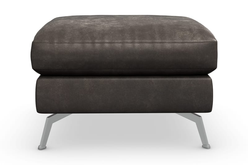 Ocean Lyx Fotpall - Svart/Läder - Möbler - Stolar & fåtöljer - Pall & puff - Fotpall