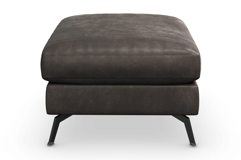 Ocean Lyx Fotpall - Svart/Läder - Möbler - Stolar & fåtöljer - Pall & puff - Fotpall