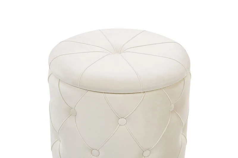 Olingskog Fotpall med Förvaring 2-pack - Vit - Möbler - Stolar & fåtöljer - Pall & puff - Fotpall - Fotpall med förvaring