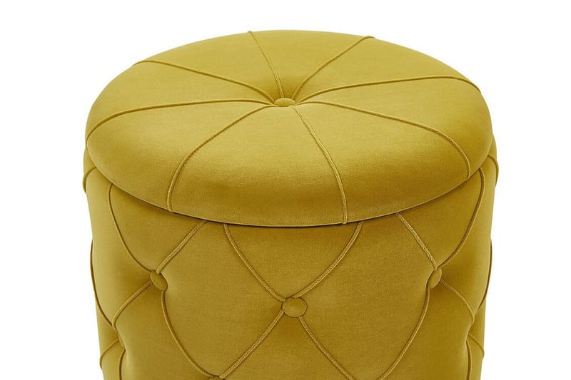 Olingskog Fotpall med Förvaring 2-pack - Gul - Möbler - Stolar & fåtöljer - Pall & puff - Fotpall - Fotpall med förvaring