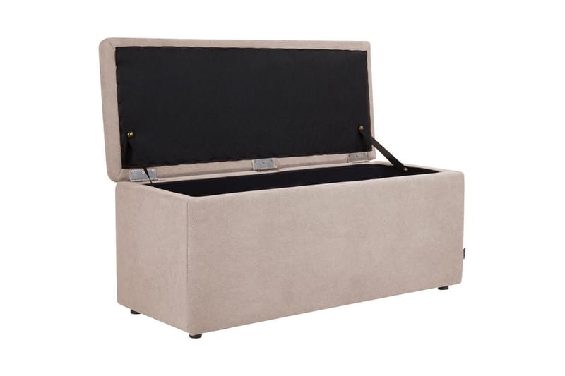 Fotpall Orem Beige/svart - Beige/svart - Möbler - Stolar & fåtöljer - Pall & puff - Fotpall