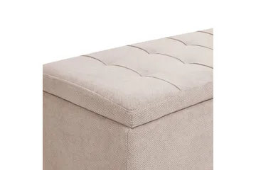 Fotpall Orem Beige/svart - Beige/svart - Möbler - Stolar & fåtöljer - Pall & puff - Fotpall