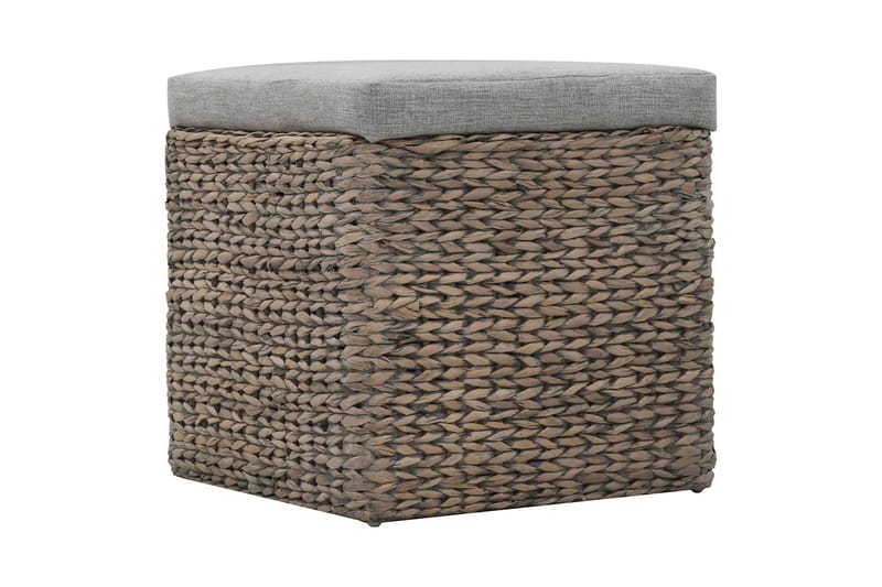 Ottoman set 2 delar sjögräs grå - Grå - Möbler - Stolar & fåtöljer - Pall & puff - Fotpall