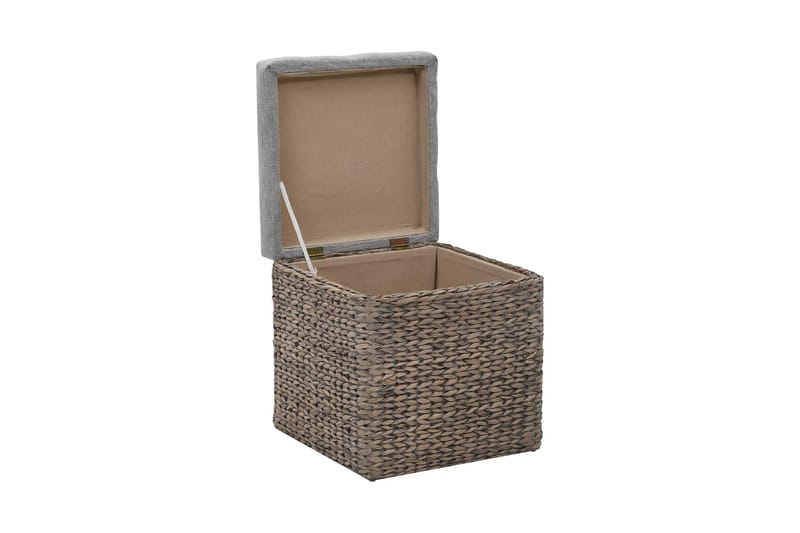 Ottoman set 2 delar sjögräs grå - Gr�å - Möbler - Stolar & fåtöljer - Pall & puff - Fotpall