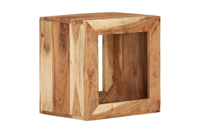 Pall 40x30x40 cm massivt akaciaträ - Brun - Möbler - Stolar & fåtöljer - Pall & puff - Fotpall