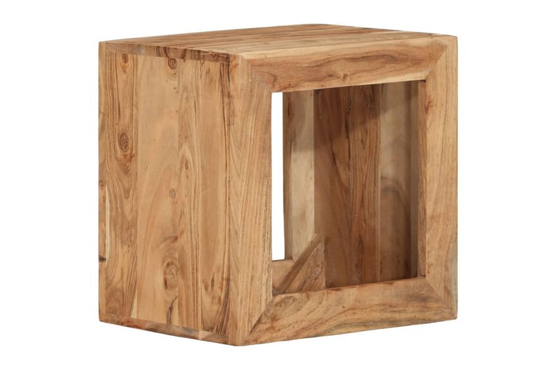 Pall 40x30x40 cm massivt akaciaträ - Brun - Möbler - Stolar & fåtöljer - Pall & puff - Fotpall