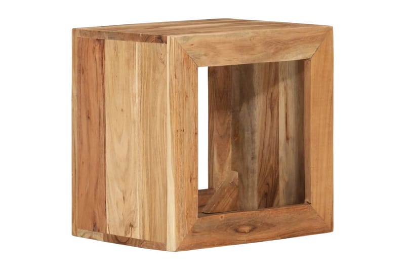 Pall 40x30x40 cm massivt akaciaträ - Brun - Möbler - Stolar & fåtöljer - Pall & puff - Fotpall