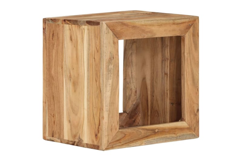 Pall 40x30x40 cm massivt akaciaträ - Brun - Möbler - Stolar & fåtöljer - Pall & puff - Fotpall