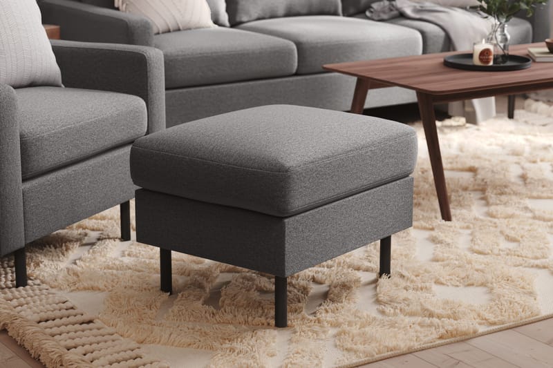 Peppe Fotpall - Ljusgrå - Möbler - Stolar & fåtöljer - Pall & puff - Fotpall