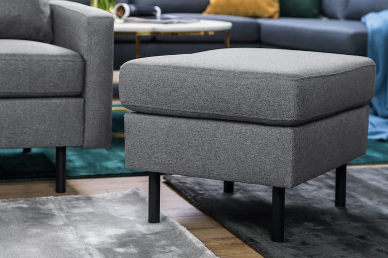 Peppe Fotpall - Ljusgrå - Möbler - Stolar & fåtöljer - Pall & puff - Fotpall