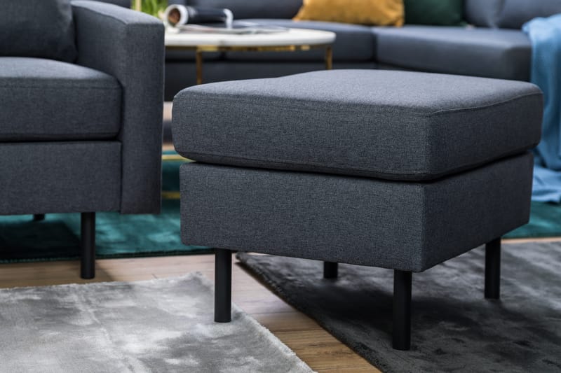 Peppe Fotpall - Mörkgrå - Möbler - Stolar & fåtöljer - Pall & puff - Fotpall