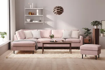Peppe Fotpall - Rosa - Möbler - Stolar & fåtöljer - Pall & puff - Fotpall