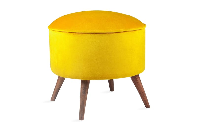 Phyllisann Fotpall - Gul - Möbler - Stolar & fåtöljer - Pall & puff - Fotpall