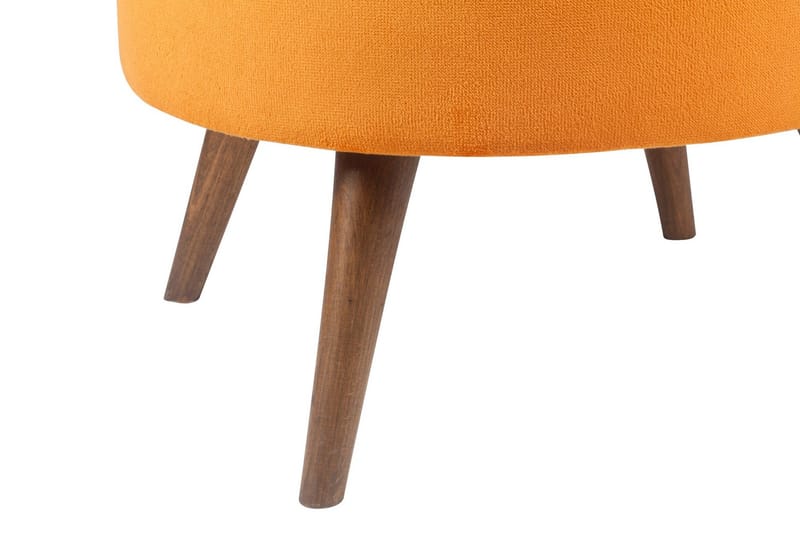 Phyllisann Fotpall - Orange - Möbler - Stolar & fåtöljer - Pall & puff - Fotpall