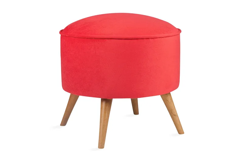 Phyllisann Fotpall - Röd - Möbler - Stolar & fåtöljer - Pall & puff - Fotpall