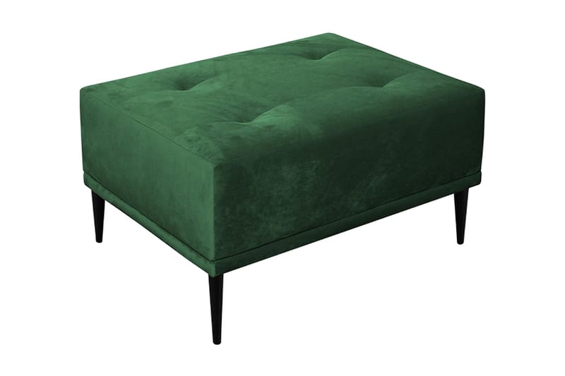Rapale Fotpall - Sammet/Grön - Möbler - Stolar & fåtöljer - Pall & puff - Fotpall
