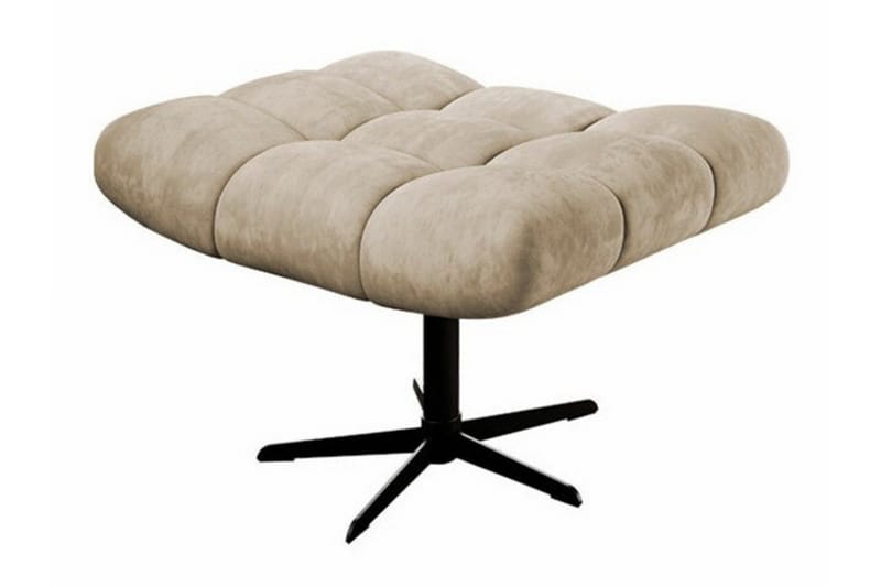 Rathkeale Fotpall 46 cm Beige/Black, undefined