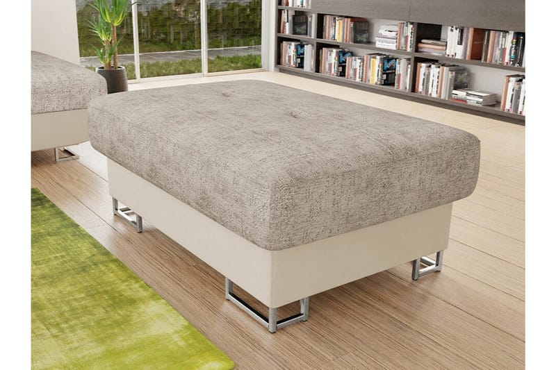 Reginia Fotpall 67 cm beige - Möbler - Stolar & fåtöljer - Pall & puff - Fotpall