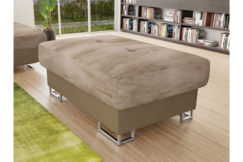 Reginia Fotpall 67 cm beige - Möbler - Stolar & fåtöljer - Pall & puff - Fotpall