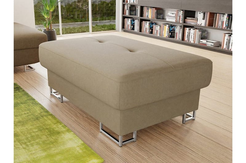 Reginia Fotpall 67 cm beige - Möbler - Stolar & fåtöljer - Pall & puff - Fotpall