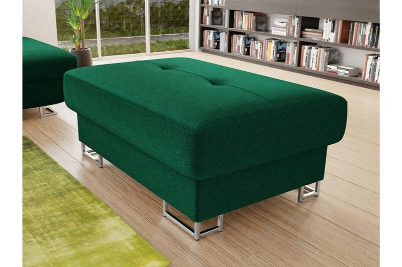 Reginia Fotpall 67 cm Dark green - Möbler - Stolar & fåtöljer - Pall & puff - Fotpall