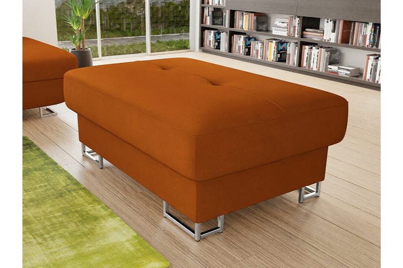 Reginia Fotpall 67 cm Dark Orange - Möbler - Stolar & fåtöljer - Pall & puff - Fotpall