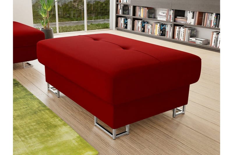 Reginia Fotpall 67 cm Dark red - Möbler - Stolar & fåtöljer - Pall & puff - Fotpall