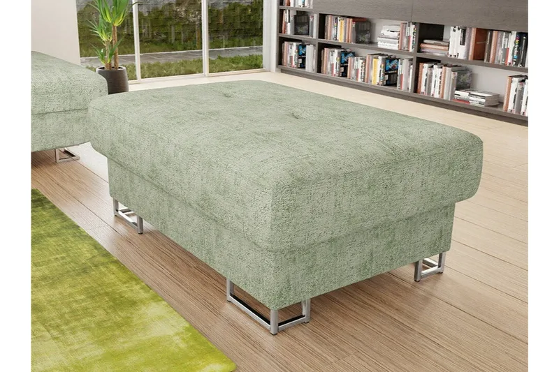 Reginia Fotpall 67 cm Light green/Green/Mint - Möbler - Stolar & fåtöljer - Pall & puff - Fotpall