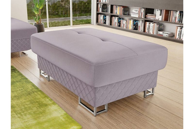 Reginia Fotpall 67 cm Light purple - Möbler - Stolar & fåtöljer - Pall & puff - Fotpall