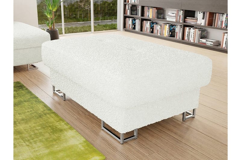 Reginia Fotpall 67 cm White - Möbler - Stolar & fåtöljer - Pall & puff - Fotpall