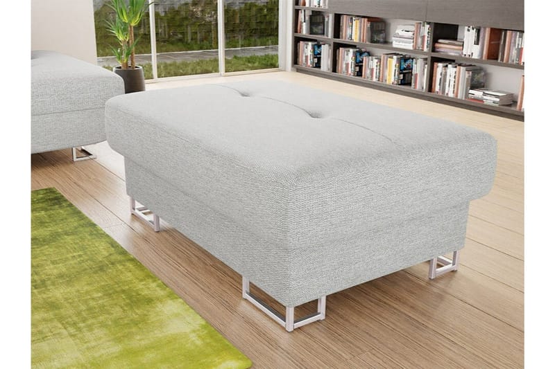 Reginia Fotpall 67 cm White - Möbler - Stolar & fåtöljer - Pall & puff - Fotpall