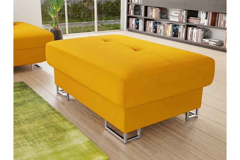 Reginia Fotpall 67 cm Yellow - Möbler - Stolar & fåtöljer - Pall & puff - Fotpall