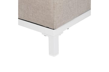 Fotpall Rovigo Beige/vit - Beige/vit - Möbler - Stolar & fåtöljer - Pall & puff - Fotpall