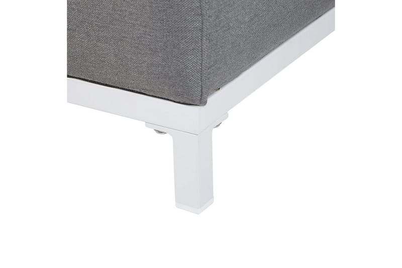 Fotpall Rovigo Grå/vit - Grå/vit - Möbler - Stolar & fåtöljer - Pall & puff - Fotpall