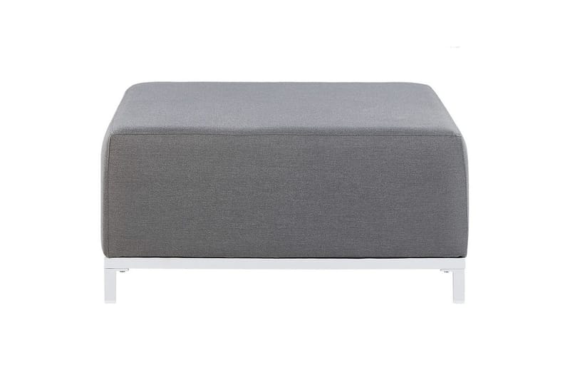Fotpall Rovigo Grå/vit - Grå/vit - Möbler - Stolar & fåtöljer - Pall & puff - Fotpall