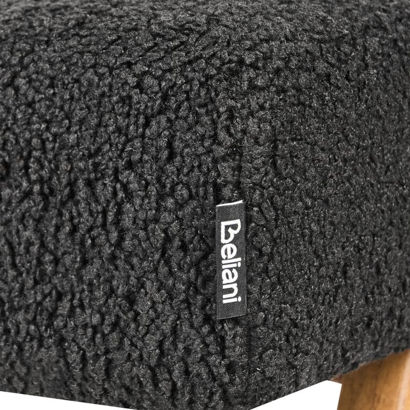 Sängbänk Tamre - Svart, ljust trä - Möbler - Stolar & fåtöljer - Pall & puff - Fotpall - Bäddbar fotpall