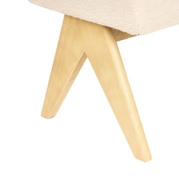 Sängbänk Tamre - Vit, ljust trä - Möbler - Stolar & fåtöljer - Pall & puff - Fotpall - Bäddbar fotpall