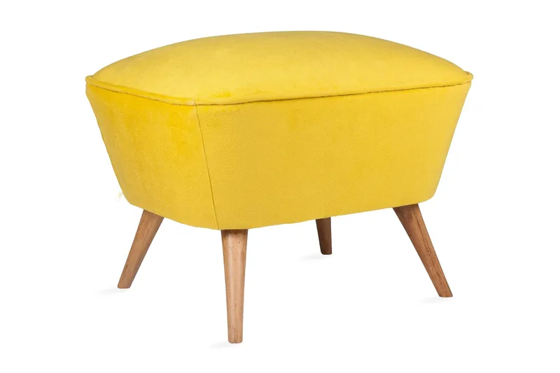 Saberi Fotpall - Gul - Möbler - Stolar & fåtöljer - Pall & puff - Fotpall