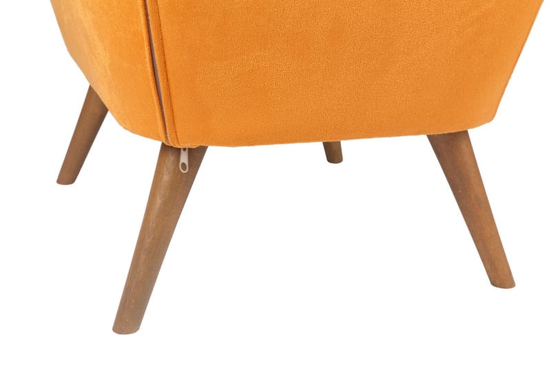 Saberi Fotpall - Orange - Möbler - Stolar & fåtöljer - Pall & puff - Fotpall