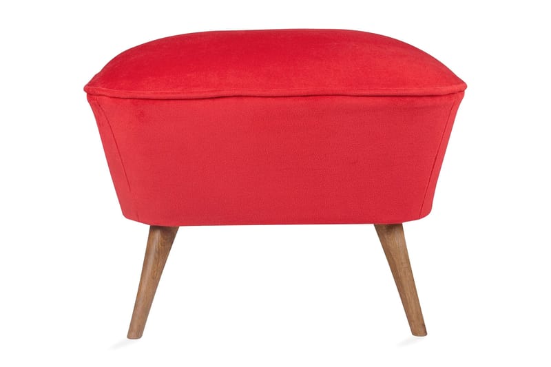 Saberi Fotpall - Röd - Möbler - Stolar & fåtöljer - Pall & puff - Fotpall
