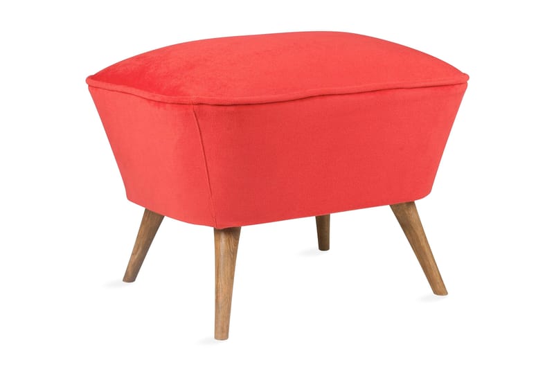 Saberi Fotpall - Röd - Möbler - Stolar & fåtöljer - Pall & puff - Fotpall