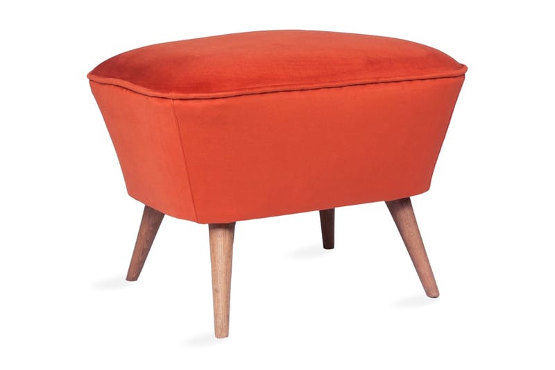 Saberi Fotpall - Röd - Möbler - Stolar & fåtöljer - Pall & puff - Fotpall
