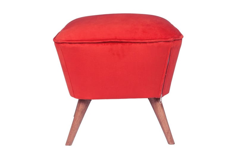 Saberi Fotpall - Röd - Möbler - Stolar & fåtöljer - Pall & puff - Fotpall