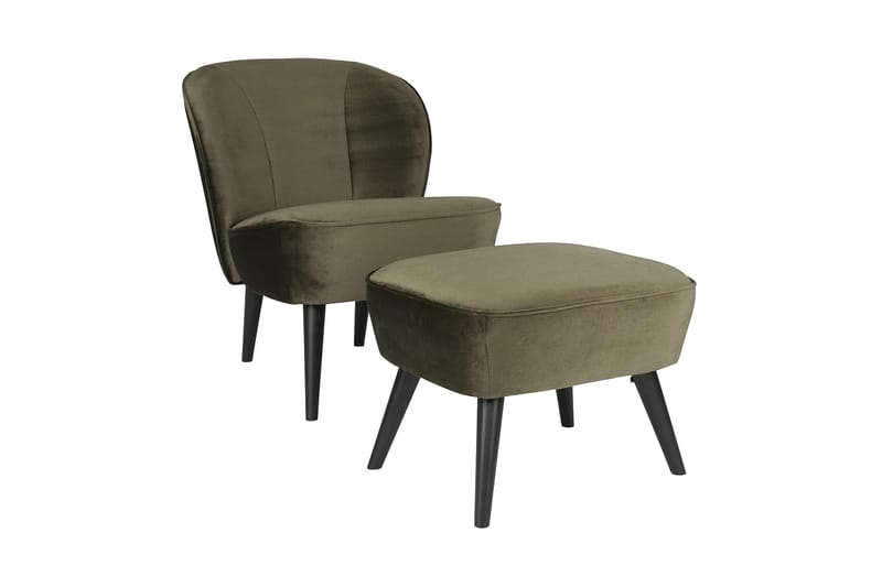 Serra Fotpall - Grön - Möbler - Stolar & fåtöljer - Pall & puff - Fotpall