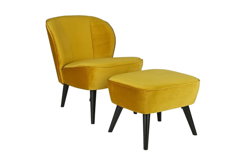 Serra Fotpall - Ockra - Möbler - Stolar & fåtöljer - Pall & puff - Fotpall