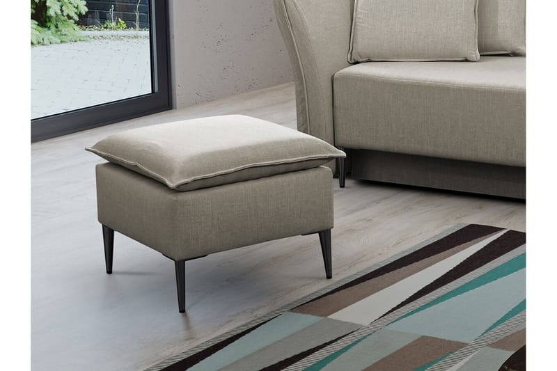 Staffin Fotpall 50 cm beige - Möbler - Stolar & fåtöljer - Pall & puff - Fotpall