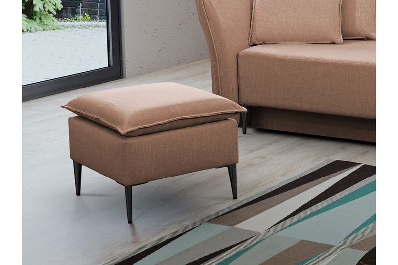 Staffin Fotpall 50 cm beige - Möbler - Stolar & fåtöljer - Pall & puff - Fotpall