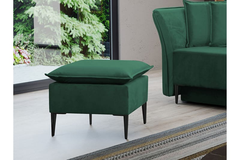 Staffin Fotpall 50 cm Dark green - Möbler - Stolar & fåtöljer - Pall & puff - Fotpall